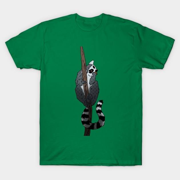 Pop art ring tailed lemur T-Shirt by rsutton